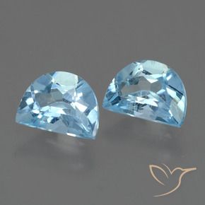 Pedras preciosas de Topázio Céu azul natural de 2.19 ct, Chique, VS