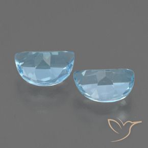 Pedras preciosas de Topázio Céu azul natural de 2.19 ct, Chique, VS