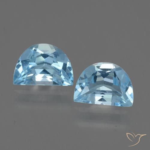 1.86ctw Natural Céu azul Topázio, Chique, VVS-VS