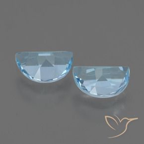 Pedras preciosas de Topázio Céu azul natural de 1.86 ct, Chique, VVS-VS