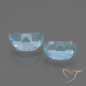 Pedras preciosas de Topázio Céu azul natural de 1.84 ct, Chique, VS