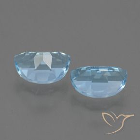 Pedras preciosas de Topázio Azul Suíço natural de 2.07 ct, Chique, VS