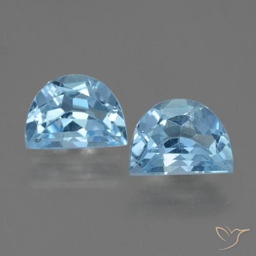 2.11ctw Natural Azul Suíço Topázio, Chique, VS
