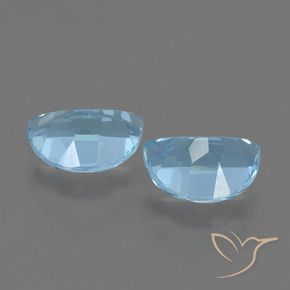 Pedras preciosas de Topázio Azul Suíço natural de 2.11 ct, Chique, VS