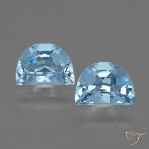 2.03ctw Natural Azul Suíço Topázio, Chique, VVS-VS