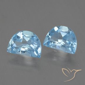 Pedras preciosas de Topázio Azul Suíço natural de 2.03 ct, Chique, VVS-VS