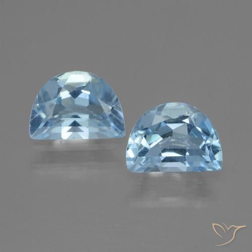 1.68ctw Natural Céu azul Topázio, Chique, VVS-VS