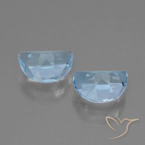 Pedras preciosas de Topázio Céu azul natural de 1.68 ct, Chique, VVS-VS