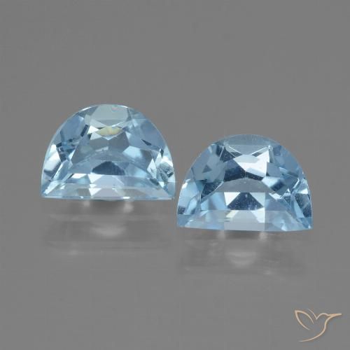 1.88ctw Natural Céu azul Topázio, Chique, VS