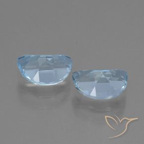 Pedras preciosas de Topázio Céu azul natural de 1.88 ct, Chique, VS