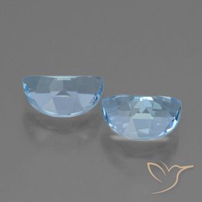 Pedras preciosas de Topázio Azul Suíço natural de 1.86 ct, Chique, VS