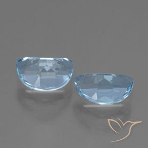 Pedras preciosas de Topázio Azul Suíço natural de 2.09 ct, Chique, VVS-VS