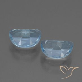 Pedras preciosas de Topázio Céu azul natural de 2.07 ct, Chique, VVS-VS