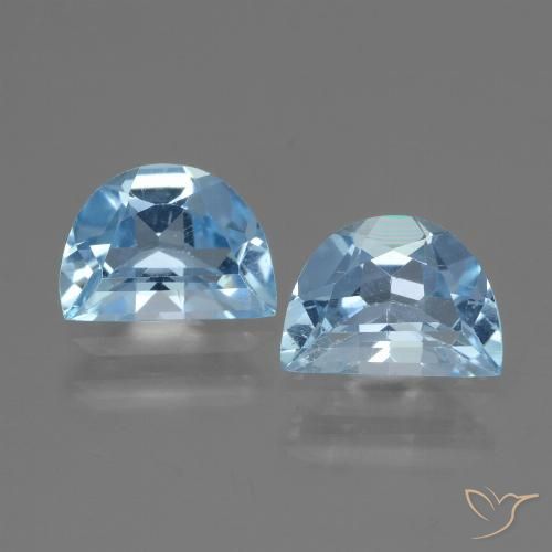 1.91ctw Natural Azul Suíço Topázio, Chique, VVS-VS