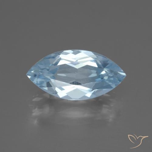 2.47ct Natural Céu azul Topázio, Marquesa, VVS, Photo A