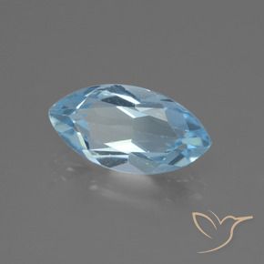 Topázio Céu azul Natural 2.34ct, Marquesa, VVS-VS