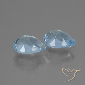 Pedras preciosas de Topázio Céu azul natural de 1.77 ct, Formato de pêra, VVS-VS