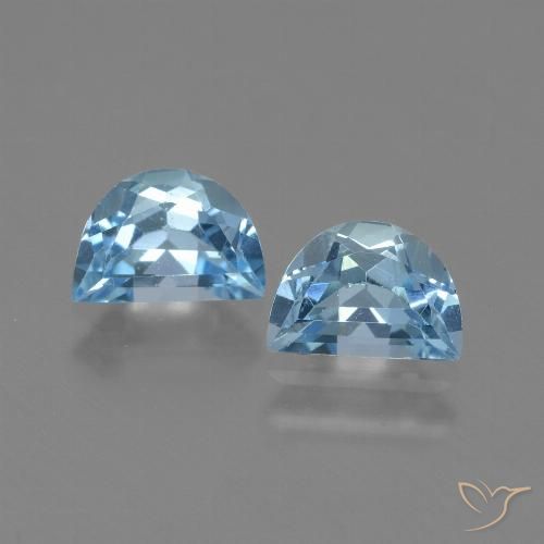 2.01ctw Natural Azul Suíço Topázio, Chique, VS