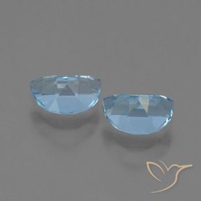 Pedras preciosas de Topázio Azul Suíço natural de 2.01 ct, Chique, VS