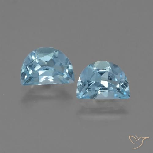 1.94ctw Natural Céu azul Topázio, Chique, VS