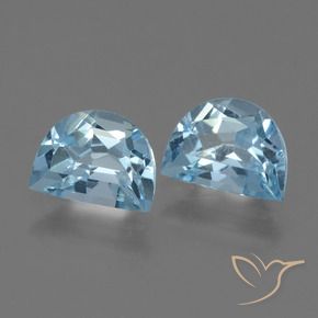 Pedras preciosas de Topázio Céu azul natural de 2.17 ct, Chique, VS