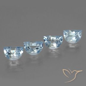 Pedras preciosas de Topázio Céu azul natural de 4.00 ct, Chique, VS