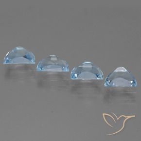 Pedras preciosas de Topázio Céu azul natural de 4.00 ct, Chique, VS