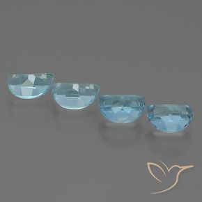 Pedras preciosas de Topázio Azul Suíço natural de 4.49 ct, Chique, VS