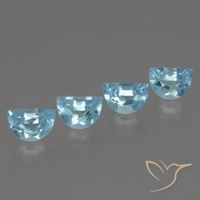 Pedras preciosas de Topázio Céu azul natural de 4.00 ct, Chique, VS