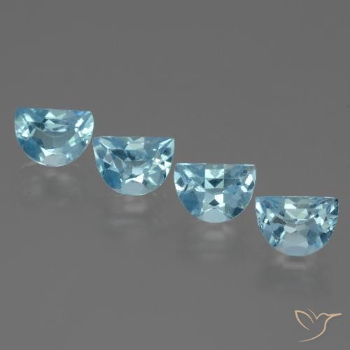 4.01ctw Natural Céu azul Topázio, Chique, VVS-VS