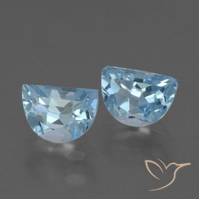 Pedras preciosas de Topázio Céu azul natural de 2.16 ct, Chique, VVS-VS