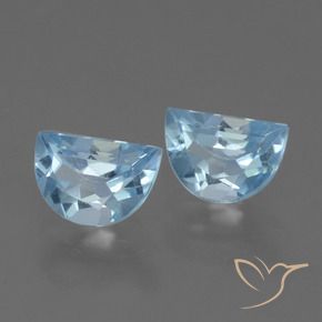 Pedras preciosas de Topázio Céu azul natural de 2.00 ct, Chique, VS
