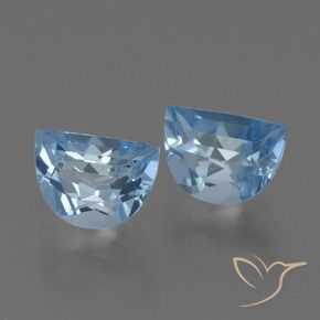 Pedras preciosas de Topázio Céu azul natural de 2.39 ct, Chique, VS