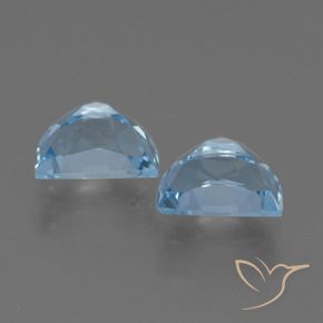 Pedras preciosas de Topázio Céu azul natural de 2.39 ct, Chique, VS
