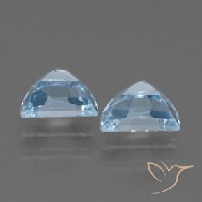 Pedras preciosas de Topázio Céu azul natural de 2.36 ct, Chique, VS