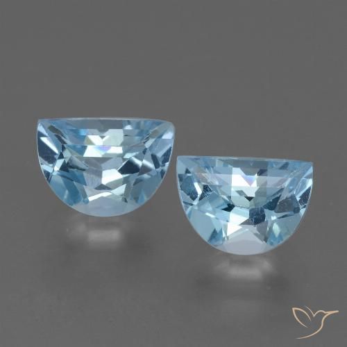 2.15ctw Natural Céu azul Topázio, Chique, VS