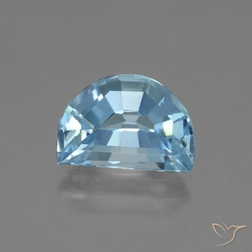4.94ct Natural Céu azul Topázio, Chique, VVS-VS