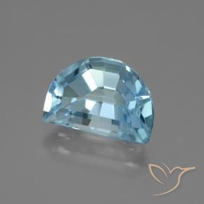 Topázio Céu azul Natural 4.94ct, Chique, VVS-VS