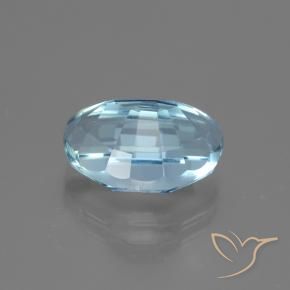 Topázio Céu azul Natural 4.94ct, Chique, VVS-VS