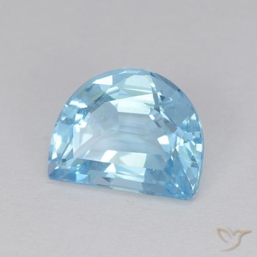 Topázio Céu azul Natural 3.48ct, Chique, VVS