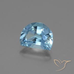 Topázio Azul Suíço Natural 2.30ct, Chique, VVS