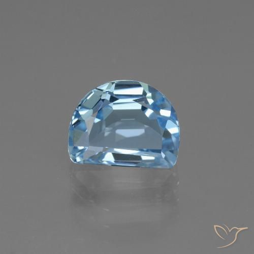 2.91ct Natural Céu azul Topázio, Chique, VVS