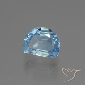 Topázio Céu azul Natural 2.91ct, Chique, VVS
