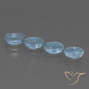 Pedras preciosas de Topázio Azul Suíço natural de 4.24 ct, Chique, VVS-VS