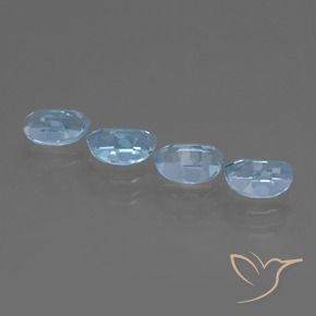 Pedras preciosas de Topázio Azul Suíço natural de 4.07 ct, Chique, VVS-VS