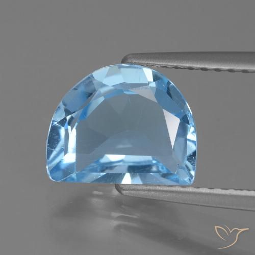 2.46ct Natural Azul Suíço Topázio, Chique, VVS-VS