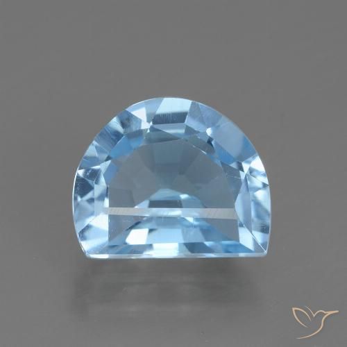 2.27ct Natural Céu azul Topázio, Chique, VVS-VS