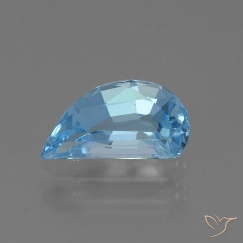 1.49ct Natural Céu azul Topázio, Chique, VVS