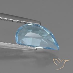 Topázio Céu azul Natural 1.49ct, Chique, VVS