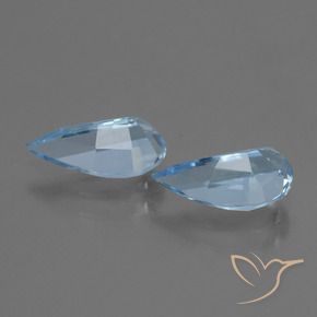 Pedras preciosas de Topázio Azul Suíço natural de 2.73 ct, Chique, VVS-VS